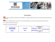 Tablet Screenshot of info-nuevalengua.com